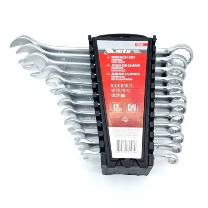 Jogo de Chave Combinada 12 Peças MTX 154129 - Versatilidade e