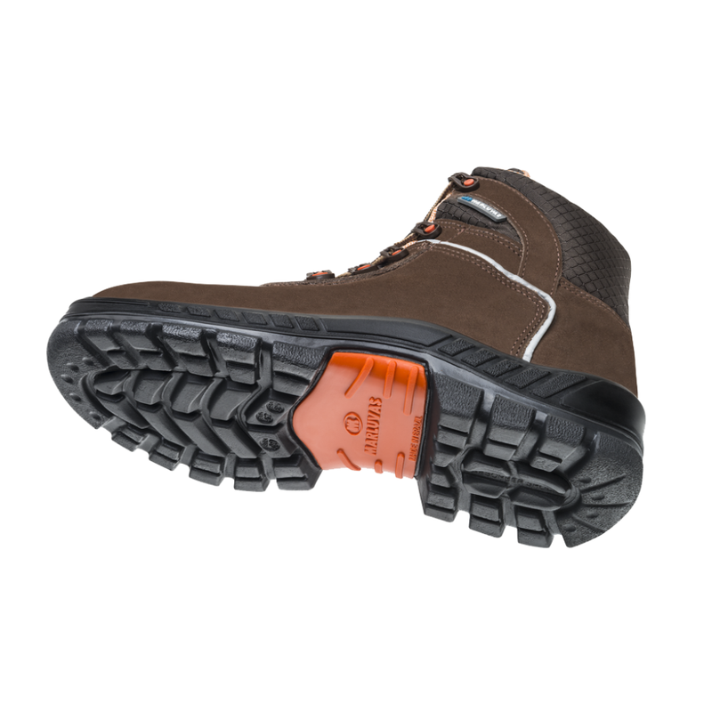 Botina Nobuck Premier Marrom 75BPR29-MSMC com Biqueira PVC 38