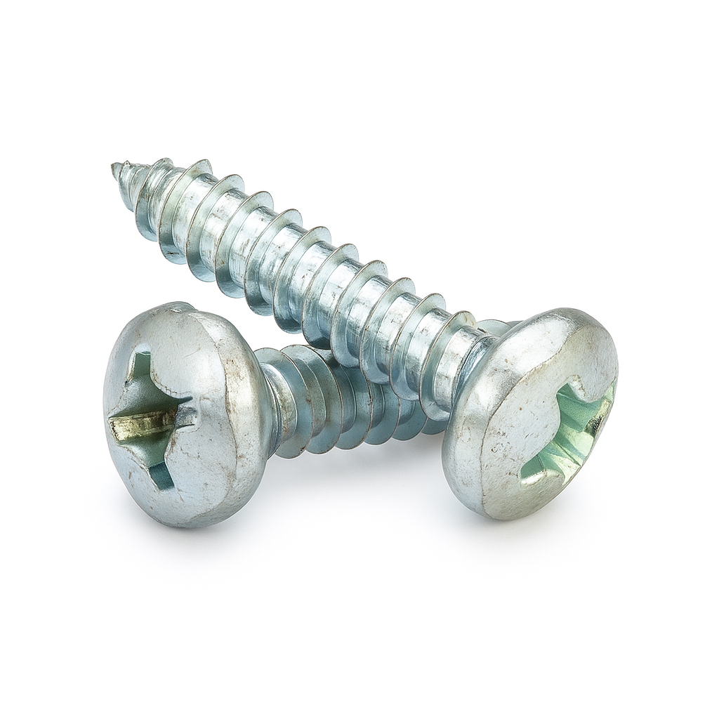 Parafuso Atarraxante Panela Philips Zincado Branco WM - 4,2x13